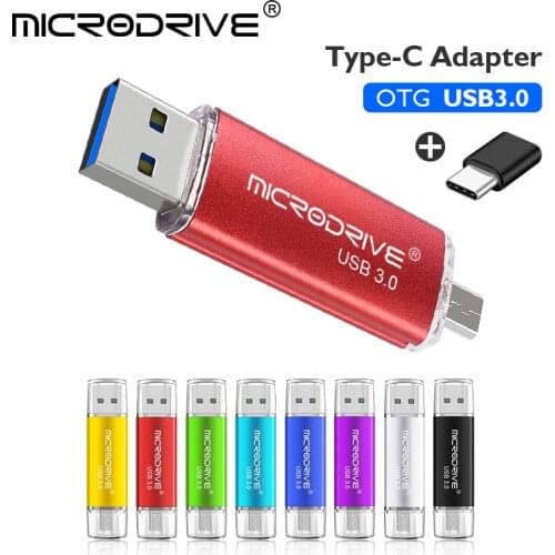 USB 3.0 OTG 3 IN 1usb flash drive 128GB 64GB cle usb memory 32GB 16GB pen drive flash usb flash stick business Gift free ship