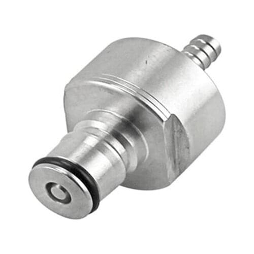 Stainless steel Carbonation Cap w 5/16" Barb, Ball Lock Type, fit soft drink PET bottles for Homebrew