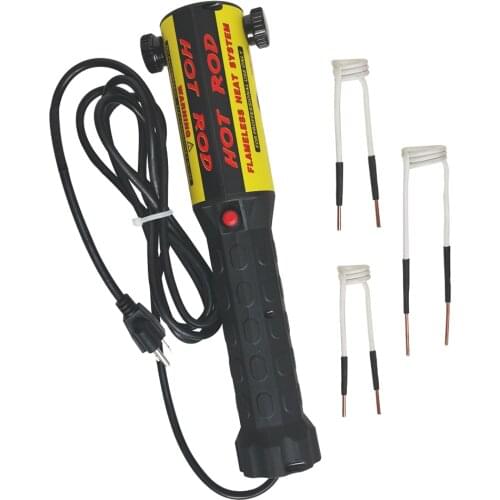 Solary Magnetic Induction Heater Heat with 3 Coils 1KW Car Repair Tool Kit 1000W 110V 220V Automotive Flameless Induction Heate