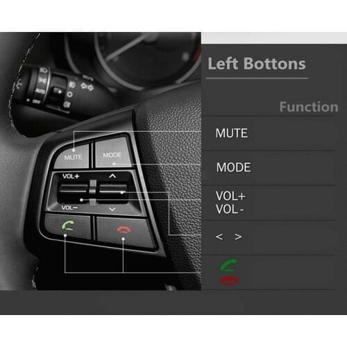 Multifunction Steering Wheel Remote Control Button Audio and Channel Control Buttons switch For hyundai creta gc ix25