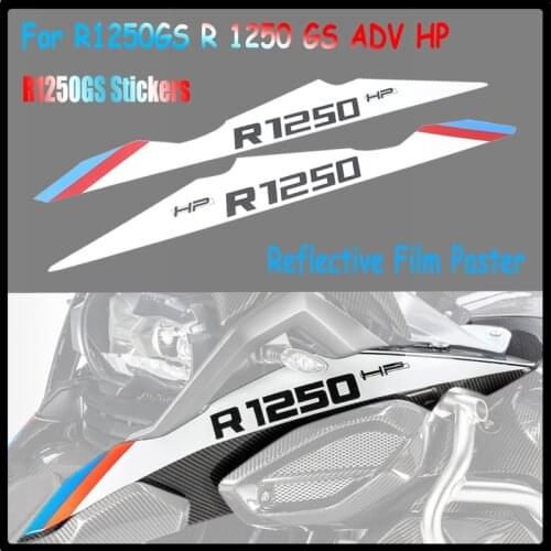 Motorcycle Sticker Adventure Front Fairing Body Shell R1250GS Stickers Reflective Film Paster For BMW R1250GS R 1250 GS ADV HP