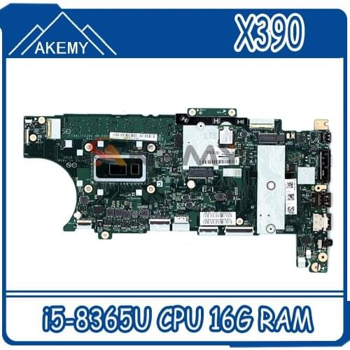 NM-B891 MainBoard For Lenovo X390 T490S laptop motherboard 100% test work with i5-8365U CPU 16G RAM