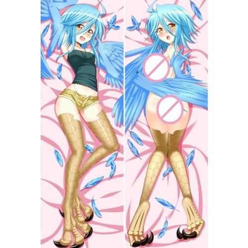 Newly Design Hot Anime Monster Musume no Iru Nichijou Papi Anime Body Pillow Girl Waifu Pillow case