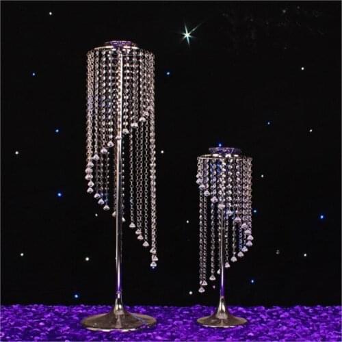 New style wedding props wedding crystal road lead Beatiful Crystal pillars Crystal Centerpiece for party 10pcs/lot