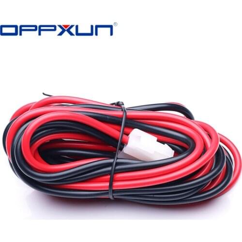 OPPXUN DC Power Cable Cord T-Shape Plug for Kenwood Yaesu Mobile Car Radio Ft-7800R/8800R/8900R TM271 TM471 IC-F51,QYT KT-7900D