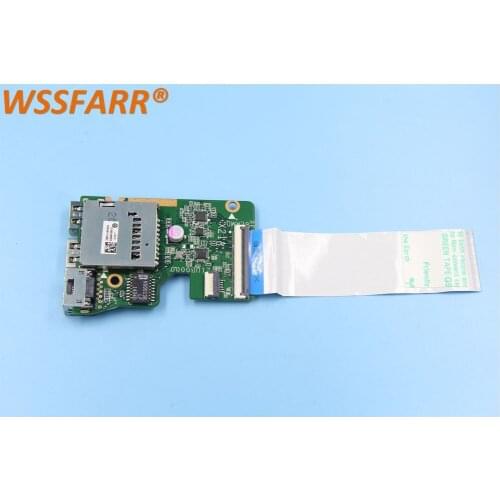 Original for HP Pavilion 15-AB 17-G Dual USB LAN Card Reader Board 100% tested ok