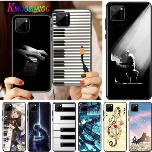 Piano Music Art Silicone Cover For Realme V15 X50 X7 X3 Superzoom Q2 C11 C3 7i 6i 6s 6 Global Pro 5G Phone Case