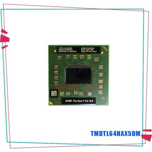 AMD Turion 64 X2 Mobile technology TL-64 TL 64 TL64 2.2 GHz Dual-Core Dual-Thread CPU Processor TMDTL64HAX5DM Socket S1
