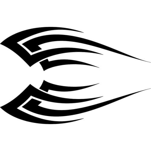 For Tribal Flame Car Stickers Creative Scratch-Proof Decals Car Accessories Fashionable RV Helmet Bicycle Decor 15cm