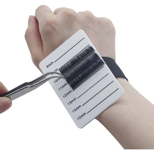Thinkshow Eyelash Extensions Bandage individual Lashes Glue Pad & Lashes Storage Acrylic Display Palette Grafting Eyelashes