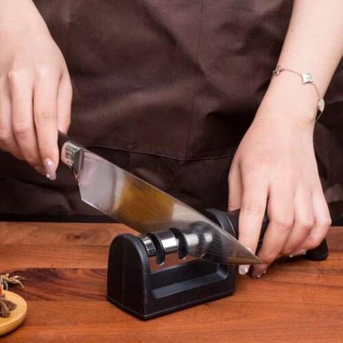 Knife Sharpener Stainless Steel Kitchen Tool Sharpening Stone Grinder Knives Sharpener Kitchen Tools