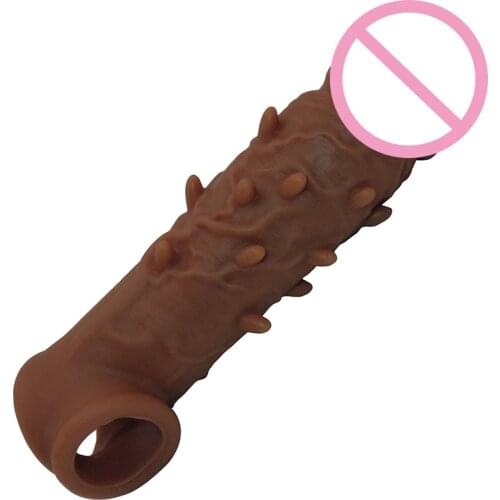 Thick Condoms With Spines Penis Ring Condom Penis Enlargement Penis Extender Intimate Sex Toys for Men