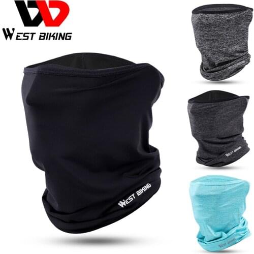 WEST BIKING Cycling Headwear Summer Men Anti-sweat Breathable Cycling Face Cover Running Bicycle Bandana Sports Scarf Headband