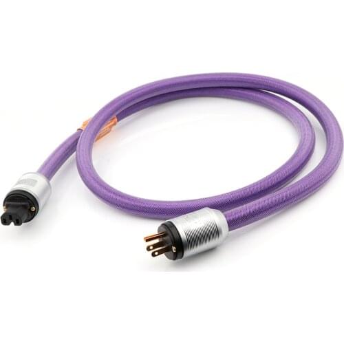 XlO Limited Edition cable 24K gold plated US AC Power Cord HIFI audio power cable extension adapter