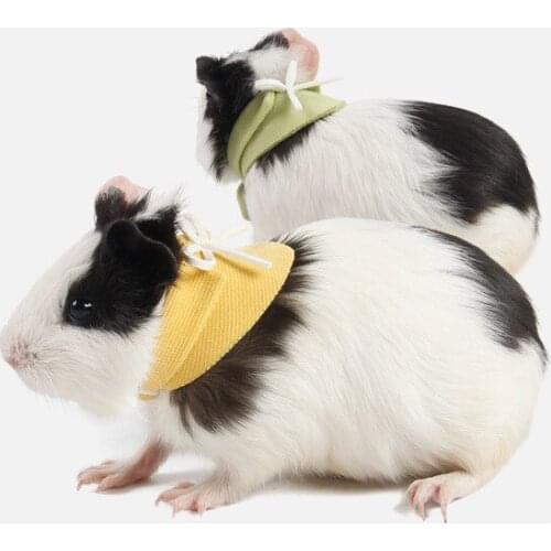 Factory Guinea Pig Protective Collar Flower Small Pet Products Honey Bag Flying Bib Lizard Cloth Bow Tie Baby Pet Triangle Scarf