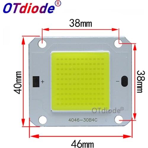 1-10pcs/lot High Power 50W LED Chip COB Lights DC12V DC32V Light Beads White Warm White Cold White Full Spectrum 3000K-30000K