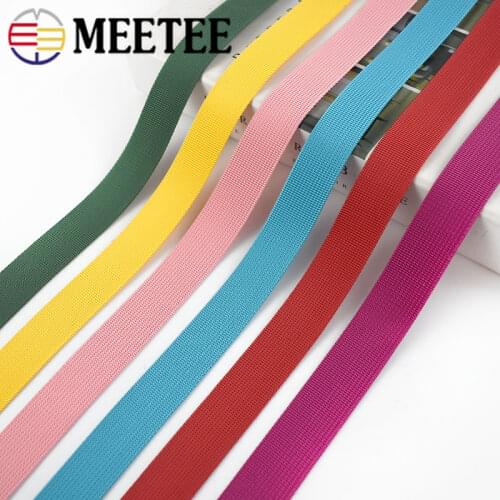 10M 20/25/32/38/50mm Thick 1mm Nylon Webbing Tape Trimming Safety Belt Knapsack Strap Ribbon DIY Bag Webbings Sew Band Accessory
