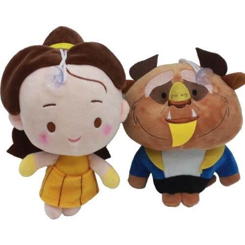 Disney Cartoon Movie New 2pcs 20cm Beauty And The Beast Anime Toys Stuffed & Plush Animals Soft Toy For Girls Children Gifts
