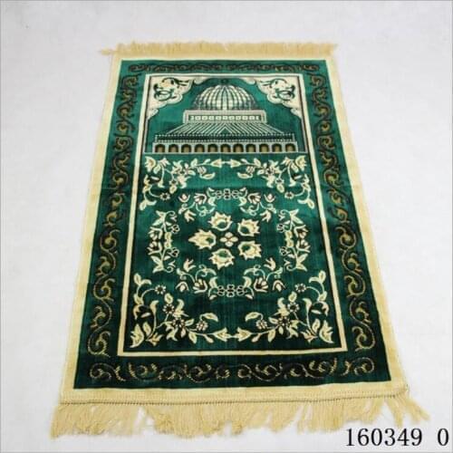 30 PCS Artificial Cashmere Muslim Mat 70x110cm Arab Islam Prayer Mat High-end Ceremony Blanket Worship Rug Dropshipping Carpet