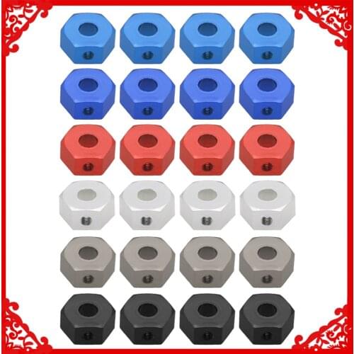 4 pcs/set alloy 14mm wheel hex hub adapter for 1-10 ARRMA 3s&Mega550 Vorteks Senton Granite Big Rock Typhon upgraded parts