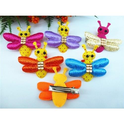 5 pcs assorted Girl kid favour Dancing f bees flower Hair Clips FOR KIDS