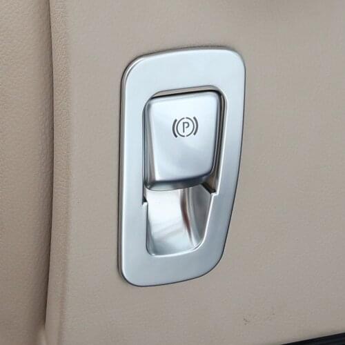 For Mercedes Benz C Class W205 E Class W213 GLC X253 Accessories Car P File Electronic Handbrake Sequins Decoration Sticker Trim