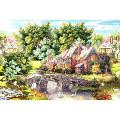 Monster tribe The wooden puzzle 1000 pieces ersion jigsaw puzzle white card adult childrens educational toys