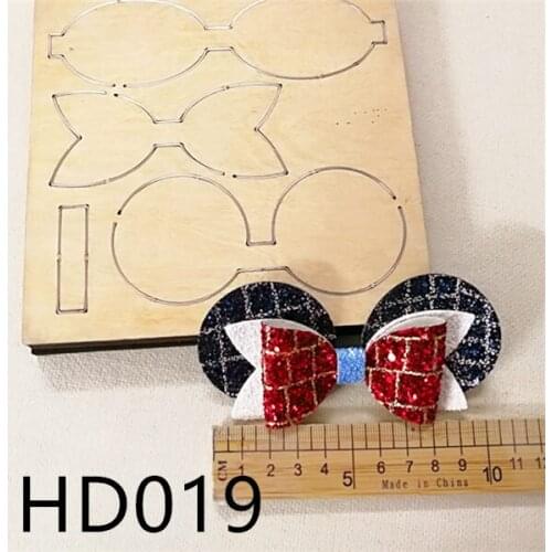 HD019 cartoon bow cutting die wooden dies mould