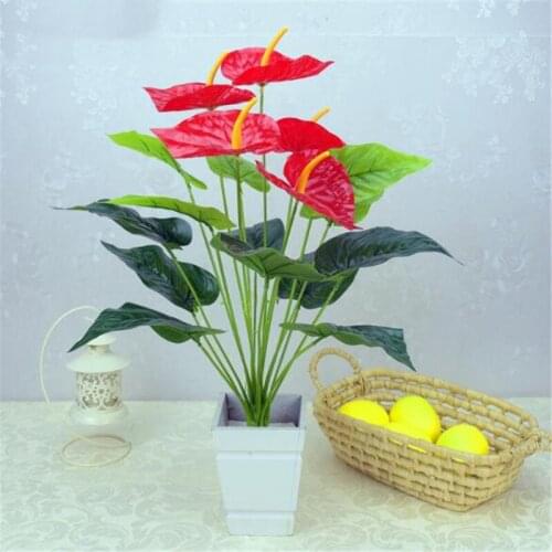 Искуственные цветы 1pc 52cm Artificial Plants Fake Home Accessories Decor