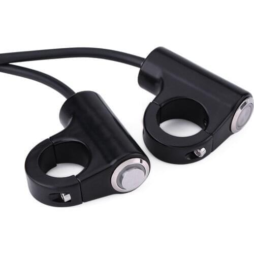 10-16A 22mm Motorcycle Aluminum Alloy Handlebar Mount weatherproof Switch Push Button Headlight Brake Fog Lights ON/OFF Model A