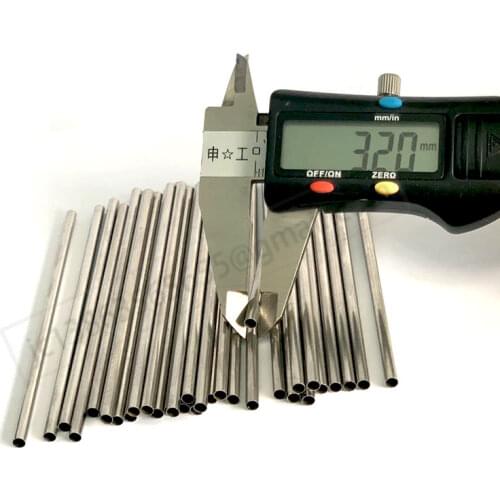 Metal Tube Stainless Steel Pipe 304 Outer Diameter OD3mm 3.2mm 3.5mm 4mm Precise Small Pipes Connector