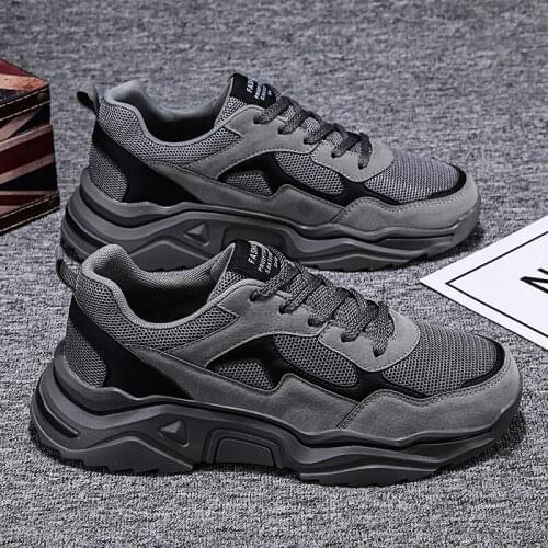 2021 Mens sports shoes casual fitness breathable non-slip shockproof comfortable lightweight outdoor wear-resistant