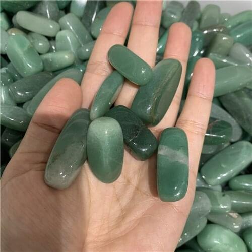 Wholesale1000g natural green aventurine polished gemstone reiki healing crystals tumbled stone for home decoration