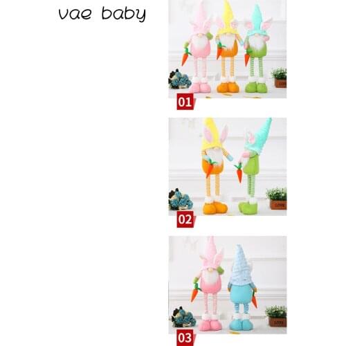 Easter Decoration Doll plush toy Decoration Rabbit Doll Ornaments plush toy kawaii stuffed animals toys for boys and girls