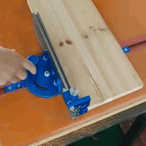 Miter Gauge With Track Stop Table Saw Router Aluminum Profile Fence Sawing Assembly Ruler For Joinery Woodworking Diy Tools
