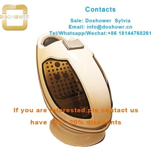 Sauna steam spa capsule with spa capsule hydro massage for sit in spa capsule