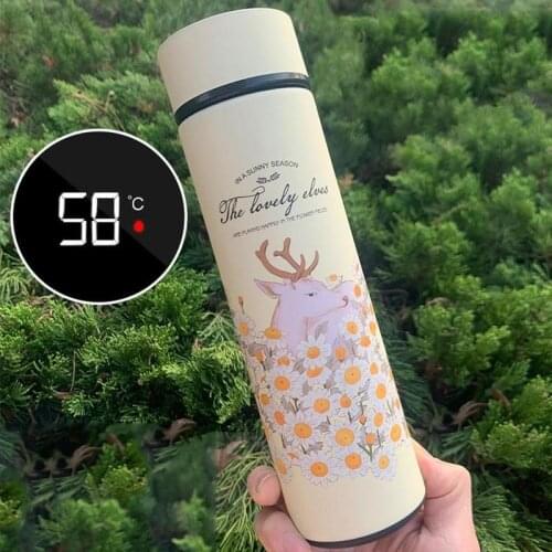 Smart Mug Thermoses Temperature Display Steel Water Bottle With LCD Screen Waterproof Gift Cup Thermo Cup