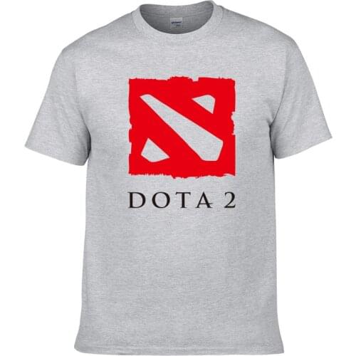 Vintage Tops Keep Calm And Play Dota 2 T-Shirts The Walking Dead Movie Tshirts Men Cotton T Shirts Cotton Tees
