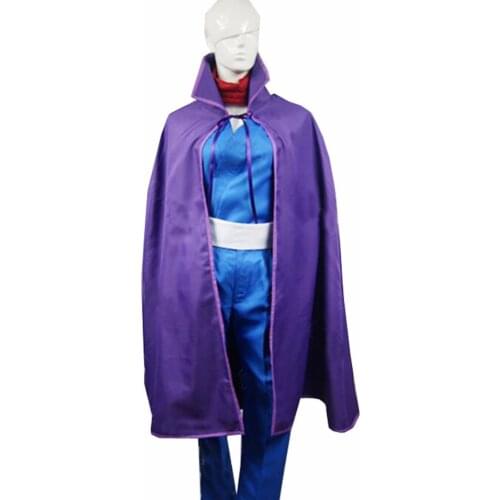 2018 Gintama Mutsu Cosplay Costume Full Set Purple Mantle Custom Made