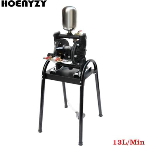 3/8'' 13L/Min Aluminum Alloy Pneumatic Double Diaphragm Pump Spraying Suit Diaphragm Paint Spray Pump for painting use