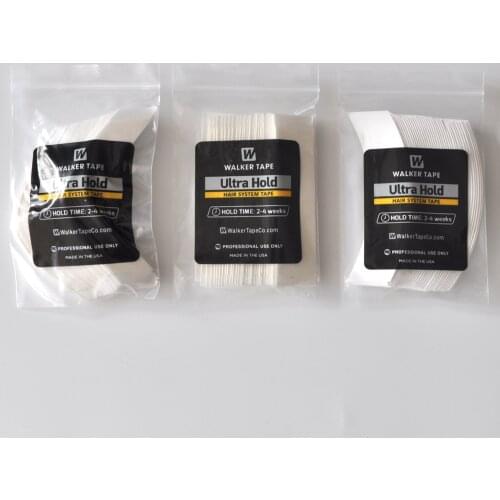 36pcs/lotWhite Ultra Hold Wig Double Sided Tape For Toupee/Lace Wig/Tape Hair Extension Hair Adhesive Tape
