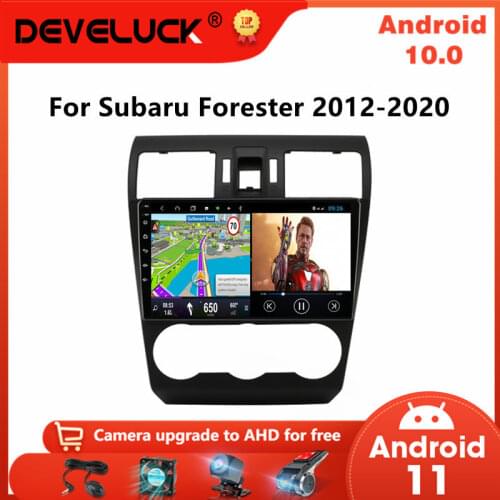 Android 10.0 2Din Car Radio For Subaru Forester XV WRX 2012-2015 2016-2020 Multimedia Player Navigation GPS Car Audio Stereo DVD