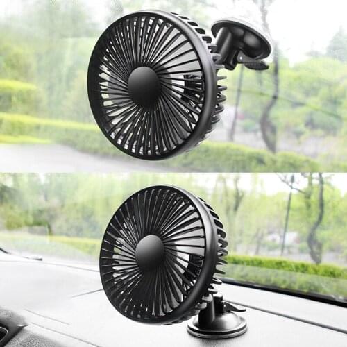 Single Head Car Fan Universal Large Wind Three Speed Control USB Car Fan