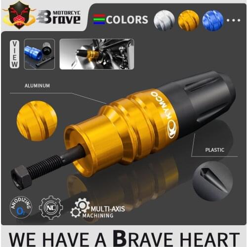 For kymco Xciting 300 250 400 Downtown 200i 300i CT250 AK550 Motorcycle Accessories CNC Exhaust Sliders Crash Pads Protector