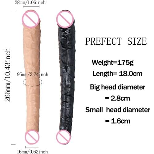 26.5cm Long Double Big Dildio For Women Dildo Sex Toys Realistic Artificial penises Huge Penis Masturbatory Adults Lesbian Toys