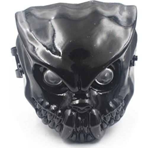 Motorcycle Skull Head Light Headlight Lamp With 43-46mm Fork Mount Bracket For Harley 883 1200 Suzuki Yamaha R1 R6