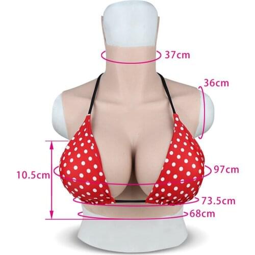 Breasts Silicone Large Breast Fake Boobs G Cup for Transgender Shemale Pechos Crossdresser Forms Drag Queen Cosplay Men To Women