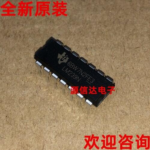 New imported LM239N LM239 DIP14 in-line four channel differential voltage comparator