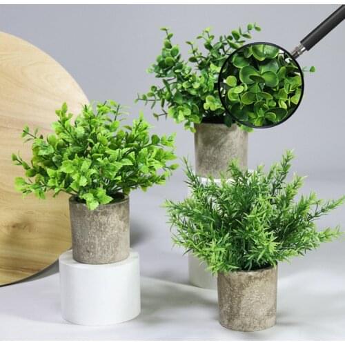 Simulation Artificial Flowers Pulp Potted Plants DIY Plastic for Home Balcony Garden Decoration UD88