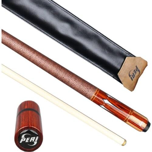 PERI Pool Cue Stick 12.75mm Tip Jingyuan II Black 8 with Leather Pool Cue Bag China V20C